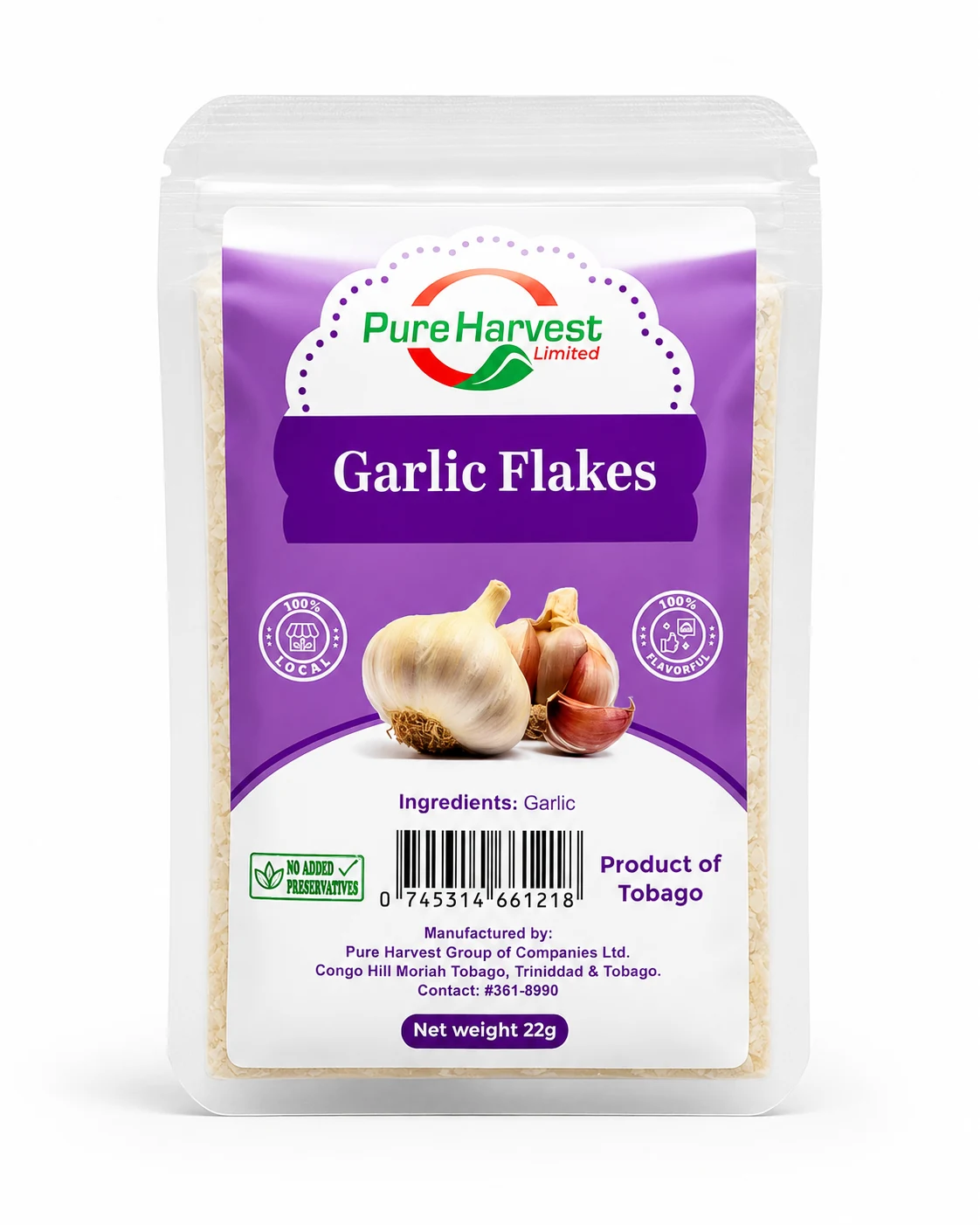 Pure Harvest Garlic Flakes