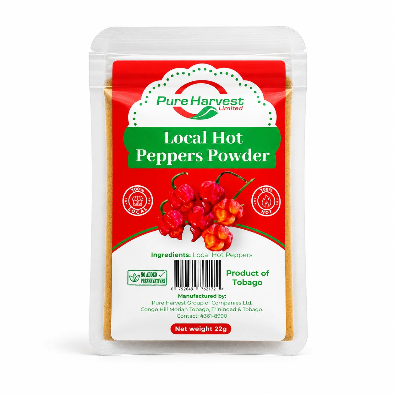 Pure Harvest Local Hot Pepper Powder